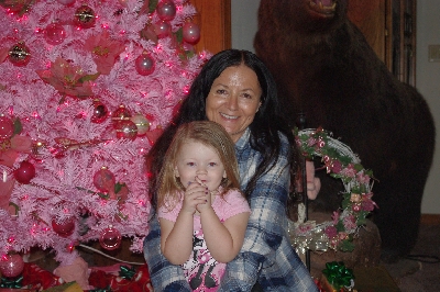 "Grand Ma Bear & Braelyn Christmas Day 2011"