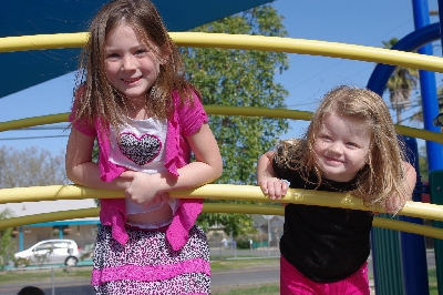 "Trista & Braelyn Hanging At The Park"