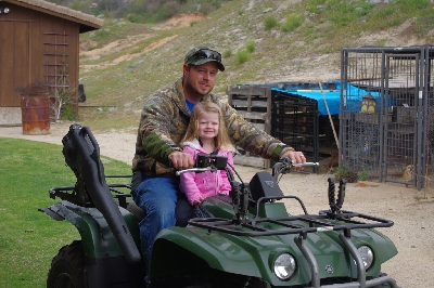 "Daddy & Daughter Going For A Ride"