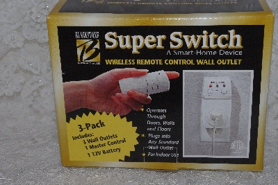 +MBAMG #11-1157 "Super Switch 3 Pak Indoor Wall Outlets With Wireless Master Remote Control"