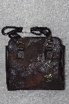 +MBAMG #11-   " 1980's Trebbianno Patchwork Leather Shopper bag"