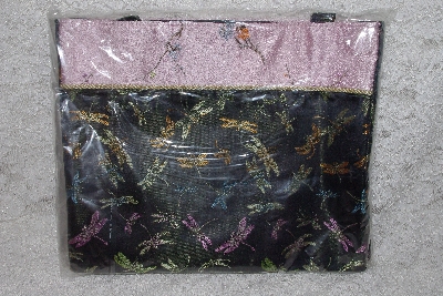 +MBAMG #11-1008  "Dragonfly Brocade Tote Bag"