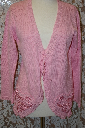 +MBA #7950  "StoryBook Knits Limited Edition Pink Hearts Sweater