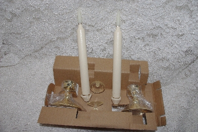 +MBAMG #79-011  "Set Of 2 Battery Operated 9" Led Taper Candles"