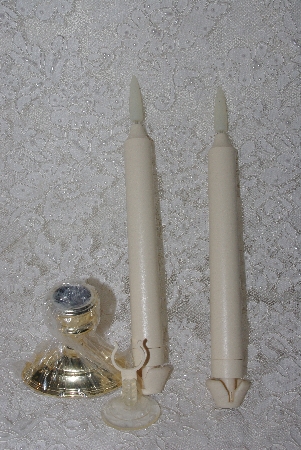 +MBAMG #79-011  "Set Of 2 Battery Operated 9" Led Taper Candles"