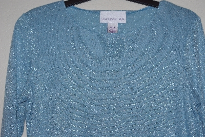 +MBAMG #76-056  "Susan Graver Sky Blue Fancy Metallic Thread T"