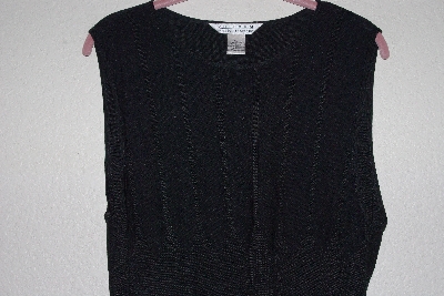 +MBAMG #76-049  "Uniform John Paul Richard Fancy Black Knit Top"