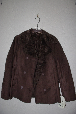 +MBAMG #76-058  "Columbia Sportswear Faux Suede Shearling Jacket"