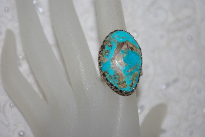 +MBATQ #1-1167  "Fancy Blue Turquoise Ring"