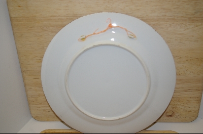 +MBA  "Vibrant Rose Hand Painted Plate
