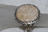 +MBATQ #3-246  "Fancy Fossil Coral Stone Cuff Bracelet"