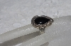 +MBATQ #3-306  "Fancy Artist "M"  Signed Black Onyx Ring"