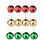 +MBAMG #24-240  "Set Of 12 Sequin Round Ornament Ball Gift Boxs"