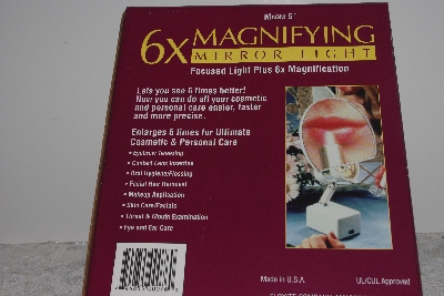 +MBAMG #003-72  "Floxite Magni 5/ 6X Magnifying Mirror Light"