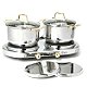 +MBAMG #003-19437  "Culinary Collection Stainless Steel 7 Piece Double Burner Buffet Set"