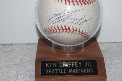 +MBAMG #003-122  "Ken Griffey Jr. 1990's Autographed Baseball With Display Case"