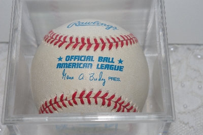 +MBAMG #003-137  "1997 Jackie Robinson 50th Anniversary Baseball With Display Cube"