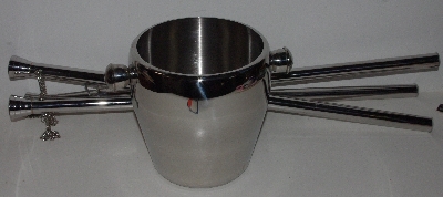 +MBAMG #019-089   "2006 Wolfgang Puck Stainless Steel Ice Bucket"