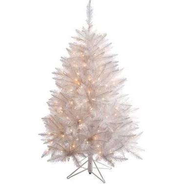 +MBAMG #019-024   "Grandinroad 4FT Pre-Lit White Cashmere Christmas Tree"