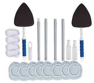 +MBAMG #019-3890   "Glass Wizard 16-Piece Cleaning Kit With Extension Pole"