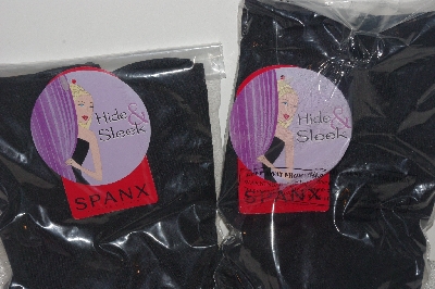 +MBAMG #T06-220  "Spanx Black Set Of 2 Hide & Sleek / Sleek Seamless Body Shapers"