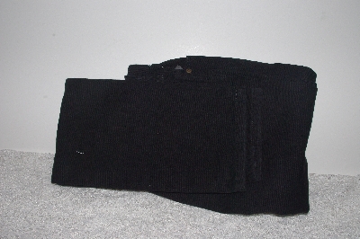 +MBAMG #T06-117   "Size 6T/ 34" Long    "Jeanology 2004  Black 5 Pocket Jeans"