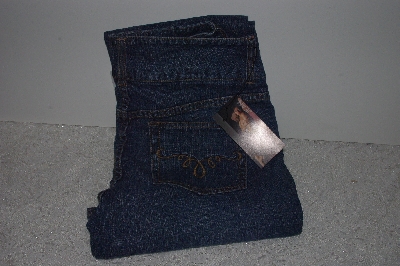 +MBAMG #T06-106   "Size 6/ 34" Long   " 2006 London UpLift Hipster Jeans"