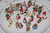 +MBAMG #T06-013  "1980's Set Of 36 Miniature Resin Christmas Ornaments"