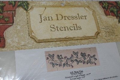 +MBAMG #009-032  "1994 Jan Dressler 615 Rose Vine Stencil Kit"