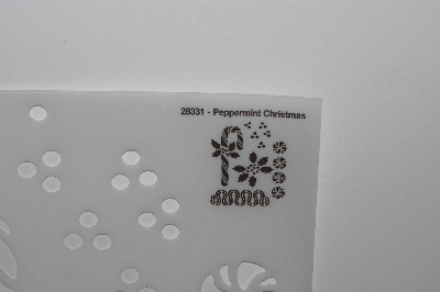 +MBAMG #009-364  "1992 Plaid 28331 Peppermint Christmas Stencil"
