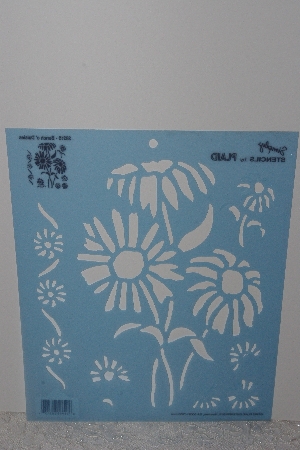 +MBAMG #009-312  "Simply Stencials By Plaid "Bunch Of Dasies" Stencil"