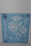 +MBAMG #009-312  "Simply Stencials By Plaid "Bunch Of Dasies" Stencil"
