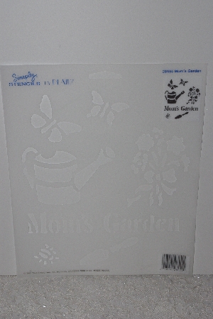 +MBAMG #009-243  "1994 Simply Stencils By Plaid #28555 Moms Garden"