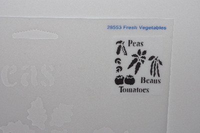 +MBAMG #009-246  "1994 Simply Stencils By Plaid #28553 Fresh Vegetables"