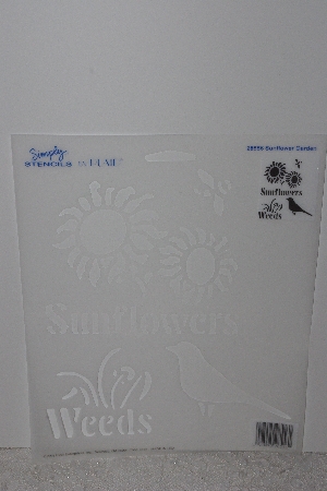 +MBAMG #009-247  "1994 Simply Stencils By Plaid #28556 Sunflower Garden"