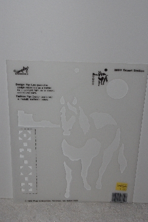 +MBAMG #009-299 "Simply Stencils By Plaid 1990 #28611 Desert Stallion"