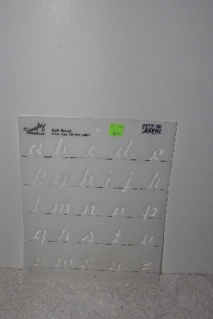 +MBAMG #009-490  "Simply Stencils #28550 Soft Script Lower Case" 