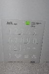 +MBAMG #009-491  "1991 Simply Stencils #28588 1-1/4" Numbers"