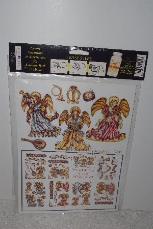 +MBAMG #009-522  "1995 Todays Decoupage Kit Angels By Chris Gleaton"