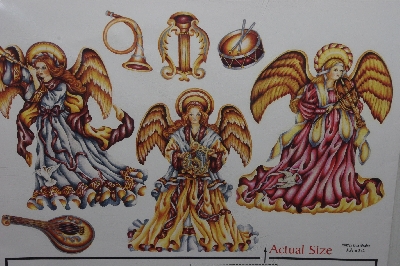 +MBAMG #009-522  "1995 Todays Decoupage Kit Angels By Chris Gleaton"