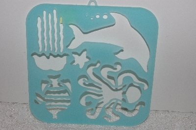 +MBAMG #009-447  "Heavy Duty Plastic Sea Life Stencil"