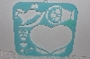+MBAMG #009-453  "Heavy Duty Plastic Heart,Rockin Horse & Misc Stencil"