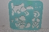 +MBAMG #009-446  "Heavy Duty Plastic Rabbit,Skunk & Racoon Stencil"