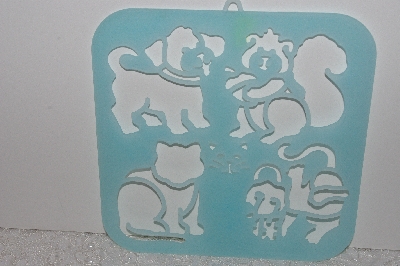 +MBAMG #009-445  "Heavy Duty Plastic Dog, Cat & Misc Animal Stencil"