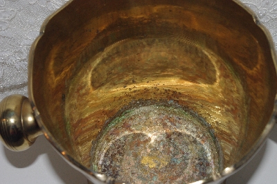 +MBAMG #099-241  "Older Large Fancy Brass Ice Bucket"