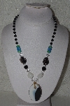 +MBAHB #00013-8623  "Fancy Lamped Worked Glass Bead Necklace"