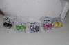 +MBAHB #00014-8829  "Set Of 6 AB Finish 15mm Resin Bead Earrings"