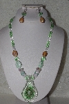 +MBAHB #00014-8839  "Beautiful Lampworked Glass Bead Necklace & Earring Set"