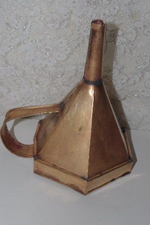 +MBAMG #00016-0114  "Vintage Brass Funnel"