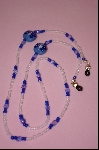 +MBA #2-082 "Blue Beads With Dragonflys"
